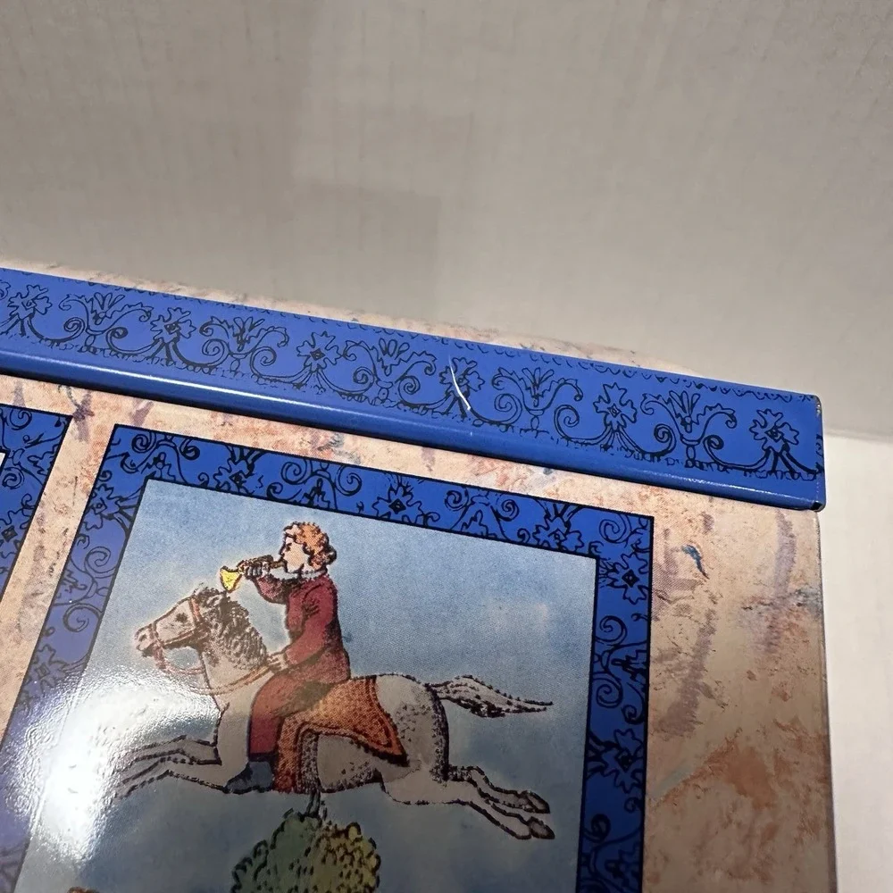 VTG E. Otto Schmidt‎ Large Biscuit Tin Cookie Sandwich Box West Germany Nurnberg